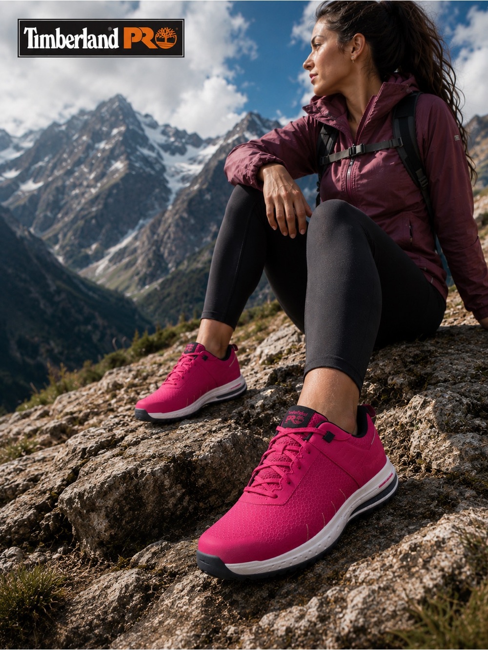 Timberland Women's Pink Trail Running Shoes